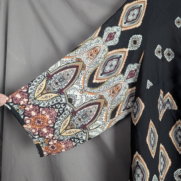 Roz & Ali size 2X tunic shift dress or tunic in geometric print - Picture 7 of 14